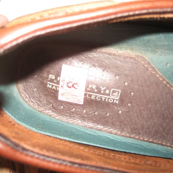 MENS' SPERRY TOPSIDER "MAKO COLLECTION" Size 8M, LIKE NEW - Picture 6 of 8